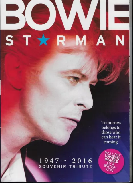 David Bowie Starman, 1947-2016 Souvenir Tribute, Mirror Group