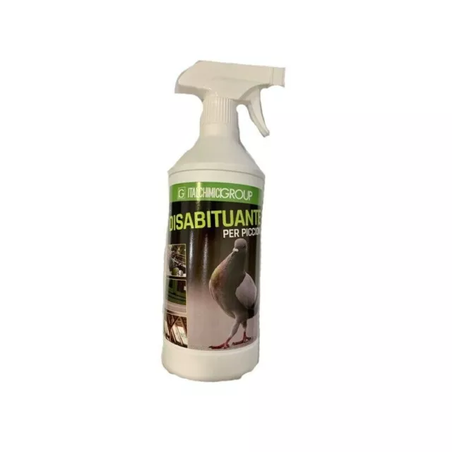 REPELLENTE PER PICCIONI DISABITUANTE UCCELLI 750ml PER BALCONI DAVANZALI SPRAY