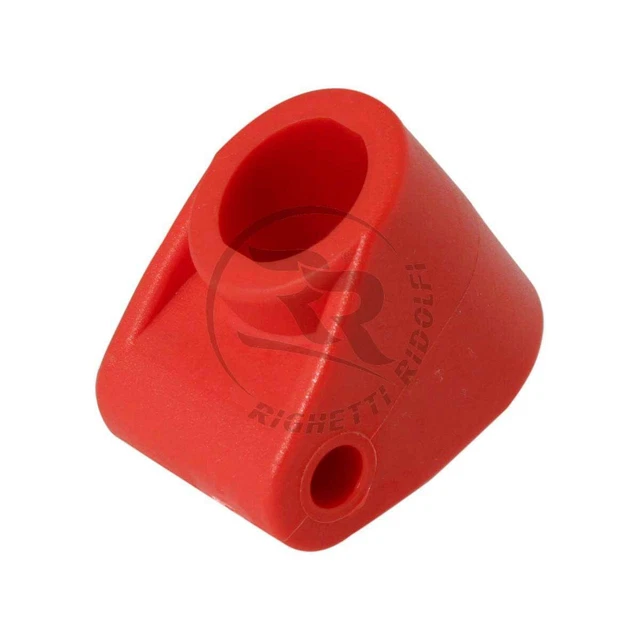 Supporto piantone sterzante Go Kart foro D.20 mm 8 mm rosso corse karting corsa corsa