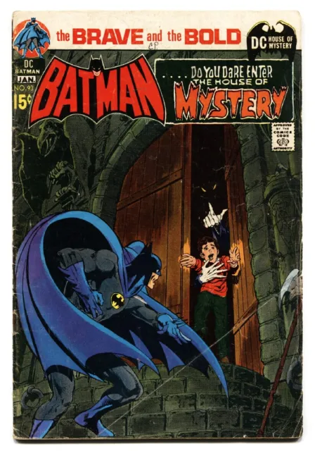 Brave And The Bold  #93 1970 Batman- House of Mystery Neal Adams