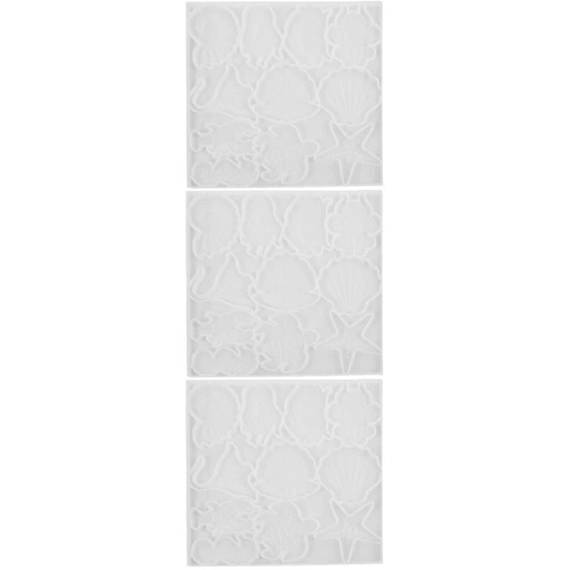 3 pz stampo per animali marini silicone fai da te stampo per fusione silicone epossidico epossidico creativo