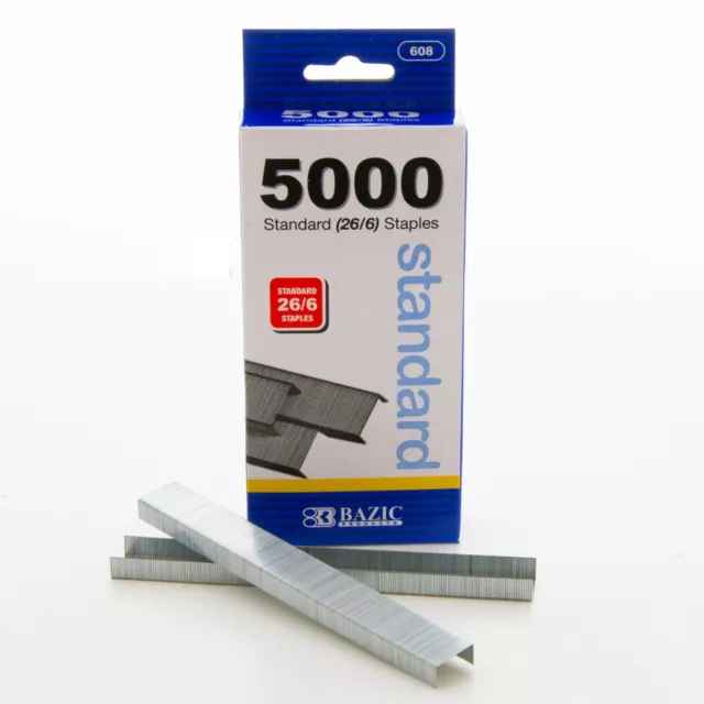 Bazic  standard Staples Stapler count 5000 (26/6)