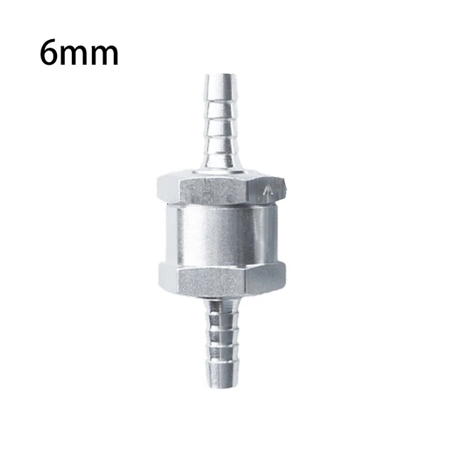 Clapet Anti-retour Unidirectionnel En Alliage D'aluminium 10mm - Pour Essence, Diesel, Eau, Huile - Pression 0.2-6 Bar - 5