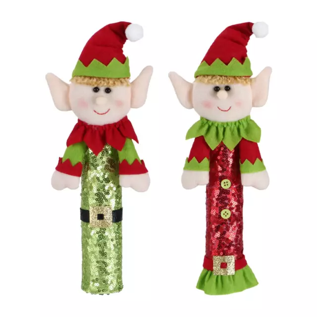 Christmas Refrigerator Door Handle Covers Christmas Decoration for Freezer