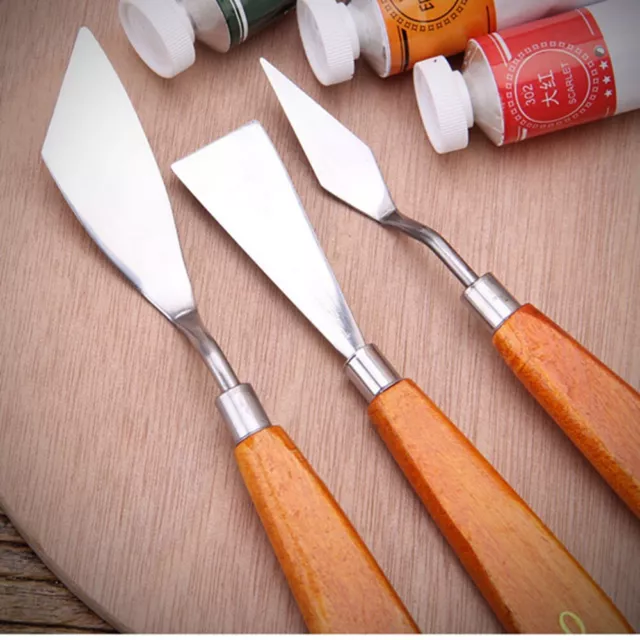 Stainless Steel Palette Knife Scraper Spatula For Artist Oil Painting Knife Set
