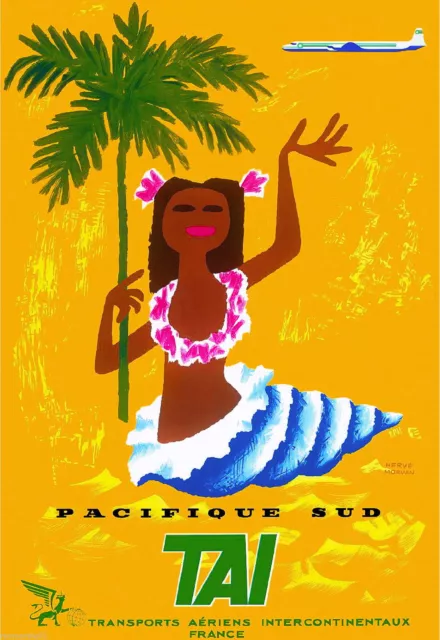 96541 South Pacific Tahiti Tahitian French Polynesia Wall Print Poster AU