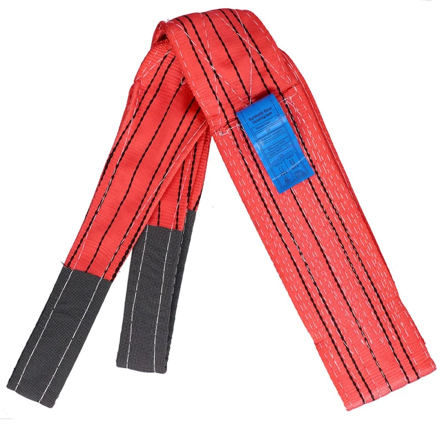 Lifting Sling Soft Hoist Webbing 5T Flat Thickened PES Strap 4.72in 4 Meters