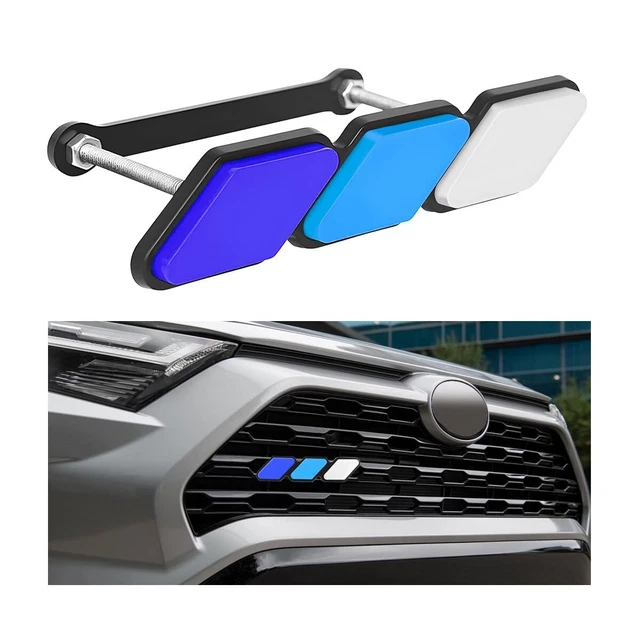 BADGE EMBLÈME DE Calandre De Capot Avant De Couleur Dorée, Pour