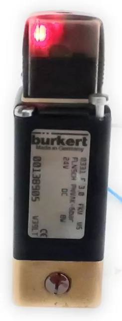 Burkert Type 0331 Directacting 2/2 or 3/2way Pivoted Armature Valve