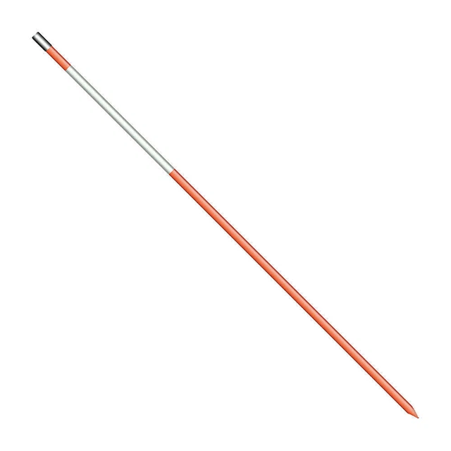 GRAINGER APPROVED 665-10 Driveway Marker,Hi-Viz Orange,PK10