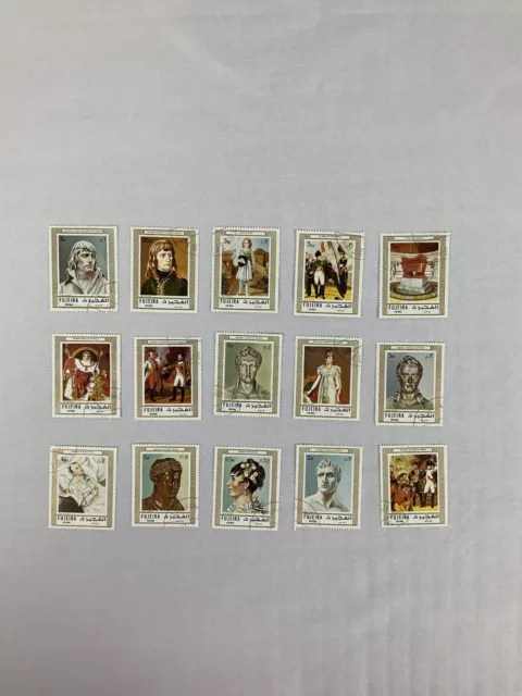 15 timbres de collection France Napoléon, Marie Louise, Bonnaparte, Beauharnais