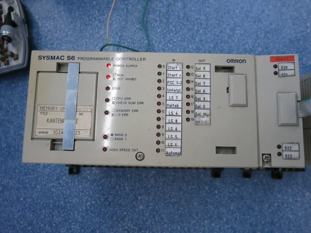 OMRON 3G2S6-CPU31 SYSMAC S6 Controller programmabile 24V AC/DC EUR 191 ...