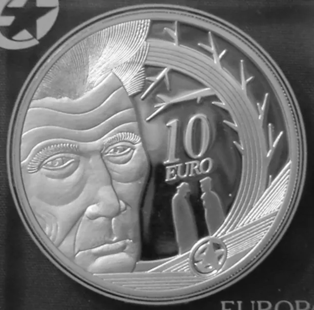 Ireland 10€ Silver Proof 2006 Samuel Beckett 1906-1989 KM#45