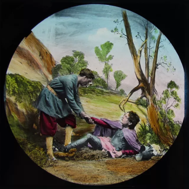 Glass Magic Lantern Slide PILGRIMS PROGRESS NO24 C1890 PHOTO JOHN BUNYAN STORY