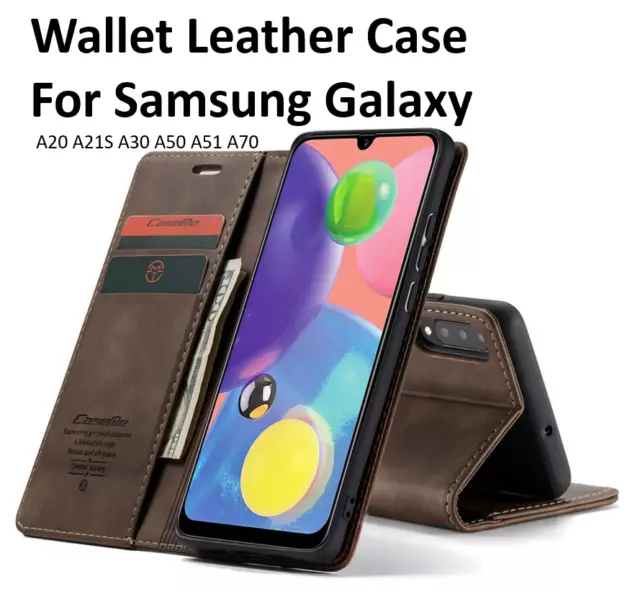 For Samsung Galaxy A20 A21S A30 A31 A33 A50 A51 A70 S20 S21 Wallet Case Cover