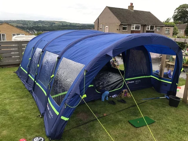 INFLATABLE BERGHAUS AIR Tent 4 with Air porch 400.00 PicClick UK