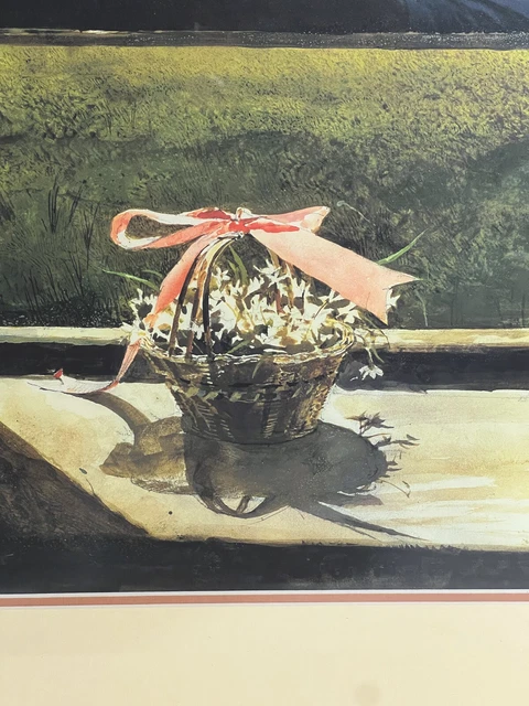 Andrew Wyeth May Basket Brandywine River Museum $0 Ship