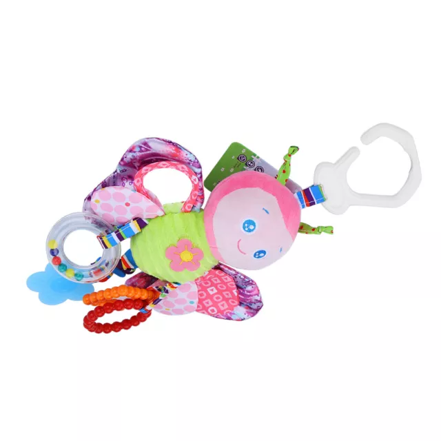 (2)Baby Pram Toys Rattle Hanging Toy For Bed Crib Stroller Toddler Infant