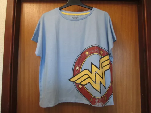 Character .Com Blue Wonder Woman T-Shirt Size Xl