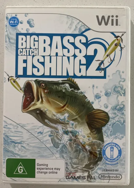 NEW AND SEALED Big Catch Bass Fishing 2 Nintendo Wii game Wii U