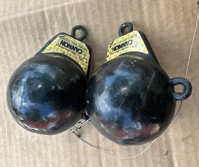 2 Used Cannon Coated 6 lb Downrigger Weights