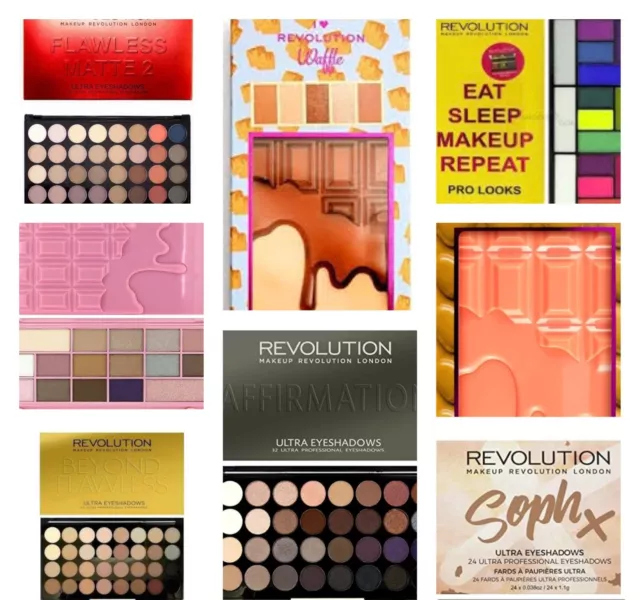 Make-up Revolution Lidschatten-Palette - Farbtöne auswählen - Brandneu