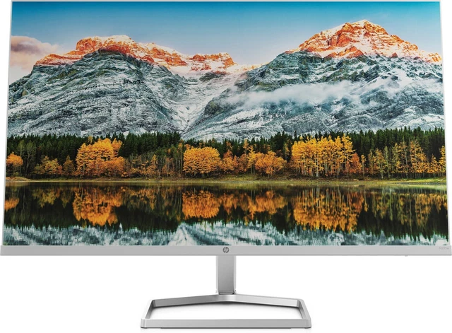 HP M27fw Monitor 68,58cm (27 Zoll), Full HD, IPS, 5ms, HDMI, VGA, 75Hz , weiß