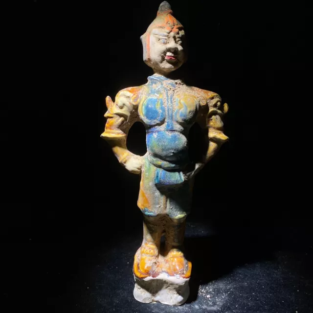 Chinese antique Tang sancai Tang porcelain old collect porcelain sculpture