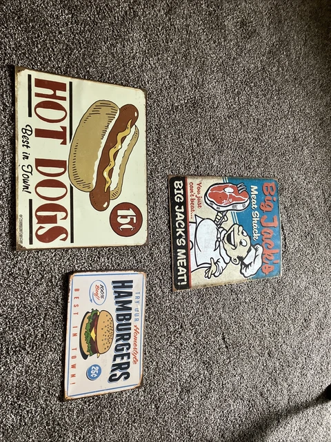 Old Rustic Metal ￼ Signs.