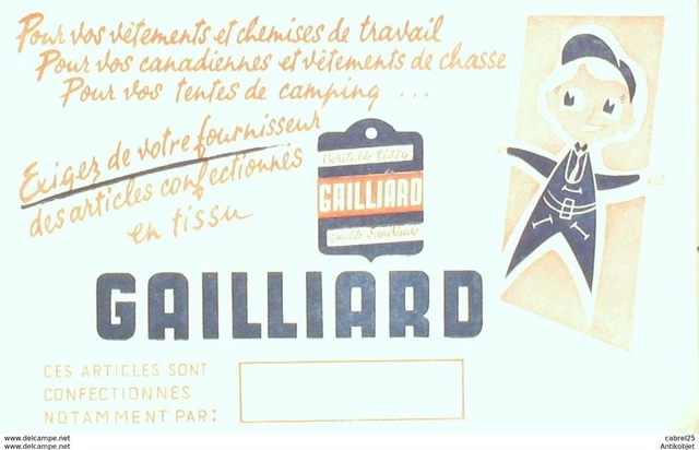 Buvard GAILLIARD Textile