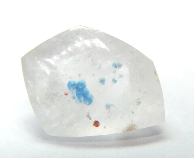 P-3 Paraiba Quartz Gilalite 2.31ct 11x9x5mm Brazil Medusa Quartz free form