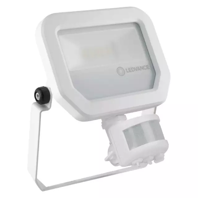 LEDVANCE LED Fluter Floodlight Sensor 10W 3000K symmetrisch 100 S weiss