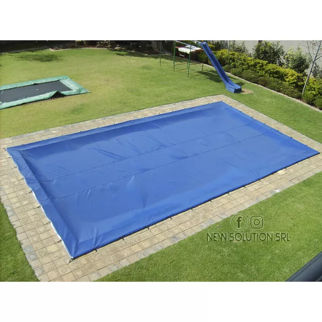 Telo Copripiscina Telone Pvc Personalizzato Con Occhielli O Salsicciotti