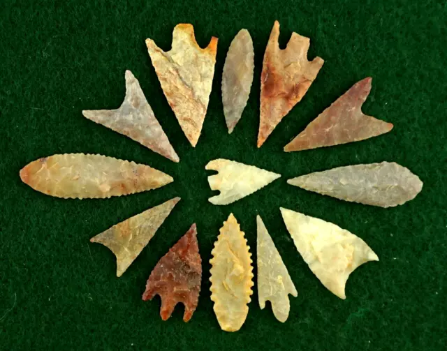 Awesome Group of High Grade Arrowheads  * Saharan Neolithic * Authentic *