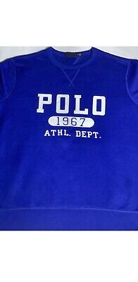 Polo Ralph Lauren Athletic Dept 1967 Fleece Crewneck Sweatshirt  Rrp£125