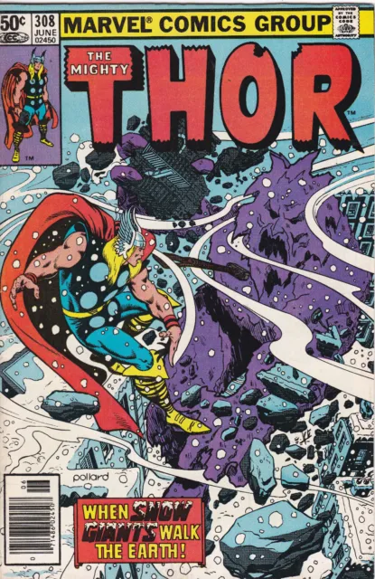 Thor (Mighty) #308, Vol. 1 (1966-1996, 2009-2011) Marvel Comics, Newsstand