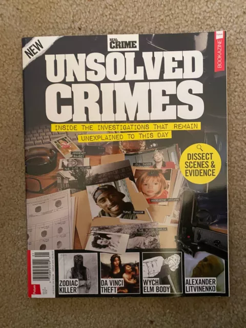 Magazine: Unsolved Crimes #2 02, 2017: Tupac Shakur, Zodiac Killer