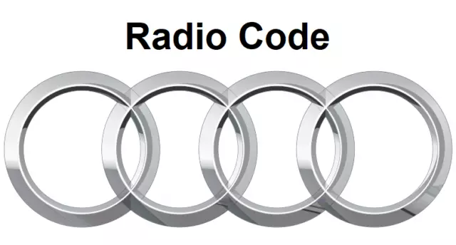 Audi Radio Code / Épinglette Rns-E Concert Blaupunkt Grundig Symphony Refrain