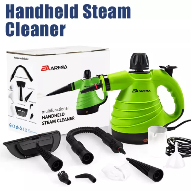 Steam Cleaner Electric Hand Held Portable Bathroom Kitchen Tile Multi Purpose