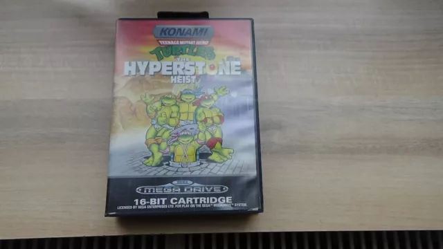 teenage mutant hero turtles the hyperstone heist megadrive