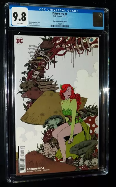 POISON IVY #4 Thorogood Variant Cover 2022 DC Comics CGC 9.8 NM/MT White Pages