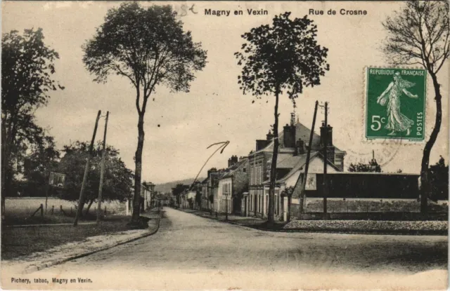 CPA MAGNY-en-VEXIN Rue de Crosne (806960)