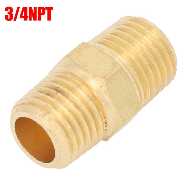Lot De 6 Raccords Laiton NPT 1/8" X 1/8" Avec Ruban D'étanchéité - Neuf, Marque Uxcell