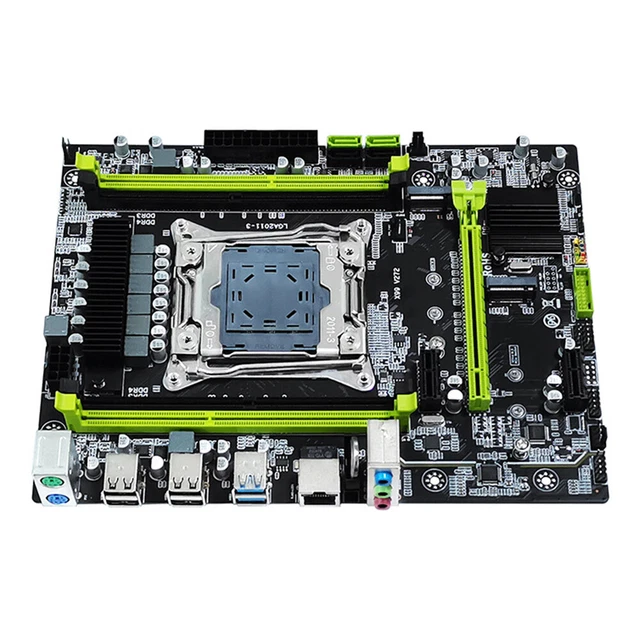X99 MOTHERBOARD SET 3 PIN LGA2011 Computer Motherboard 64GB Memory NVME ...