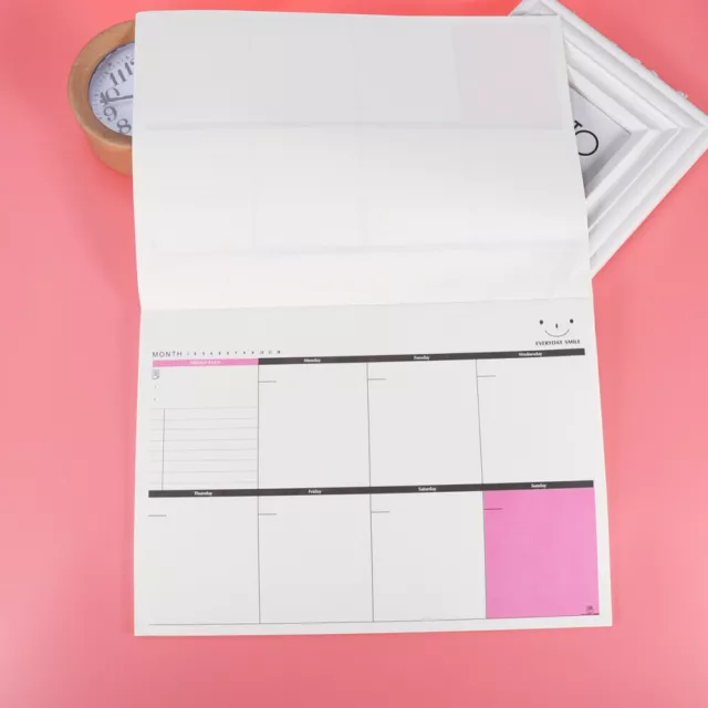Daily Planner Monthly Planner Desk Pad Planner Refillable Planner
