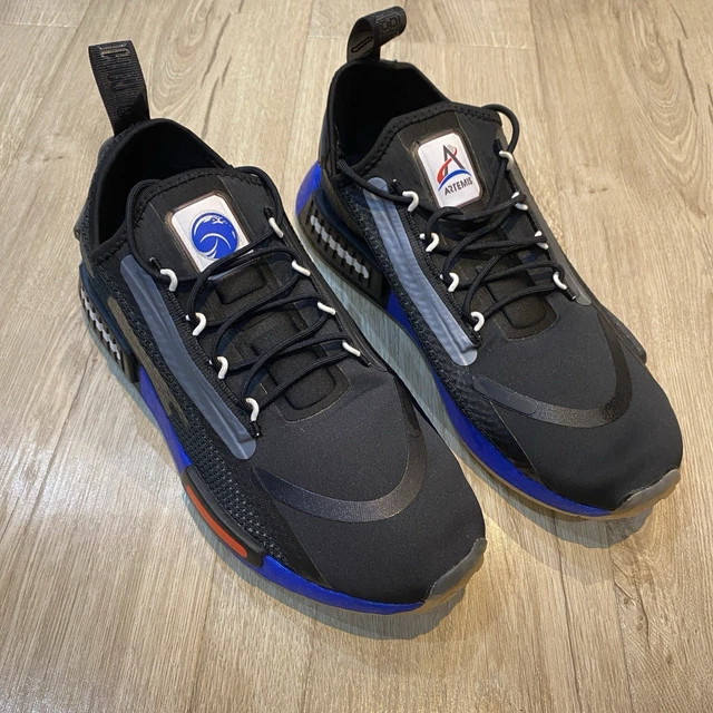 ADIDAS ORIGINALS NMD R1 Spectoo Shoes Core Black, Blue White Size 6.5 BNIB.  79.69 - PicClick UK