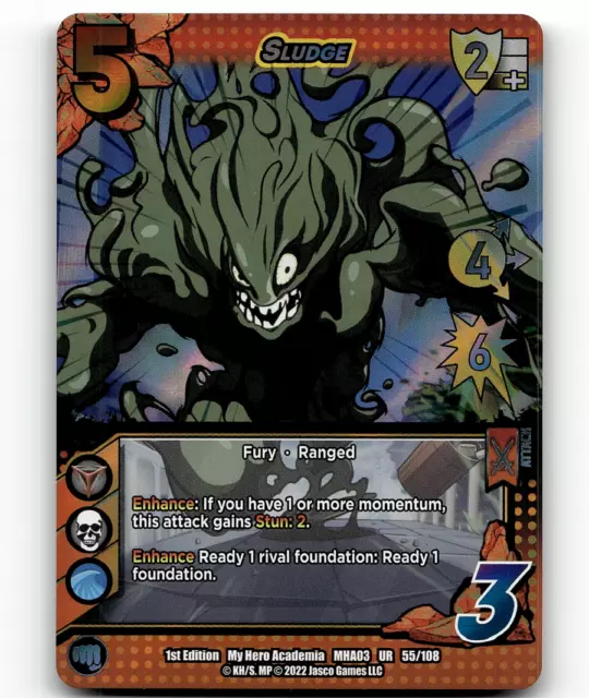 UniVersus Sludge My Hero Academia: Heroes Clash 1st Edition UR