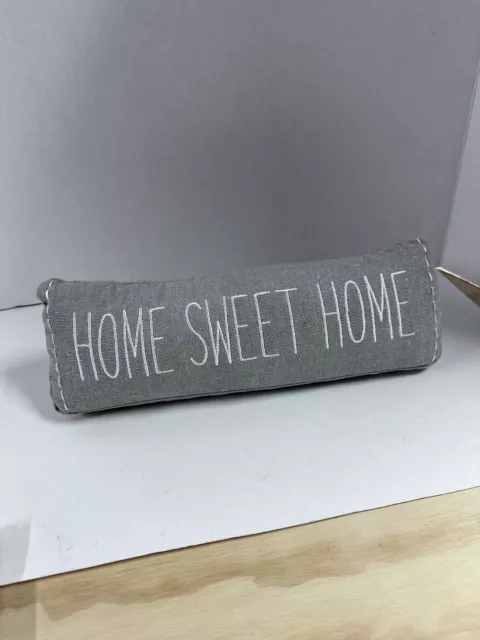 Country Doorstopper Home Sweet Home Cloth Door Stop Weighted 12” Long 5” Tall