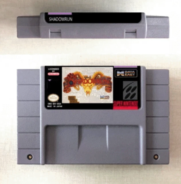 SHADOWRUN 16 BIT Game Cartridge For SNES English US High Quality 27.99