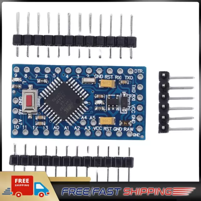 Pro Mini 328 ATMEGA328 Module 5V 16MHz ATMEGA328P Development Board for Arduino